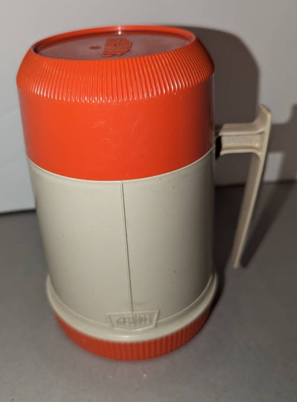 Original American Thermos Hot/Cold Vacuum Jar 10oz Red 6002 70s Retro USA Made